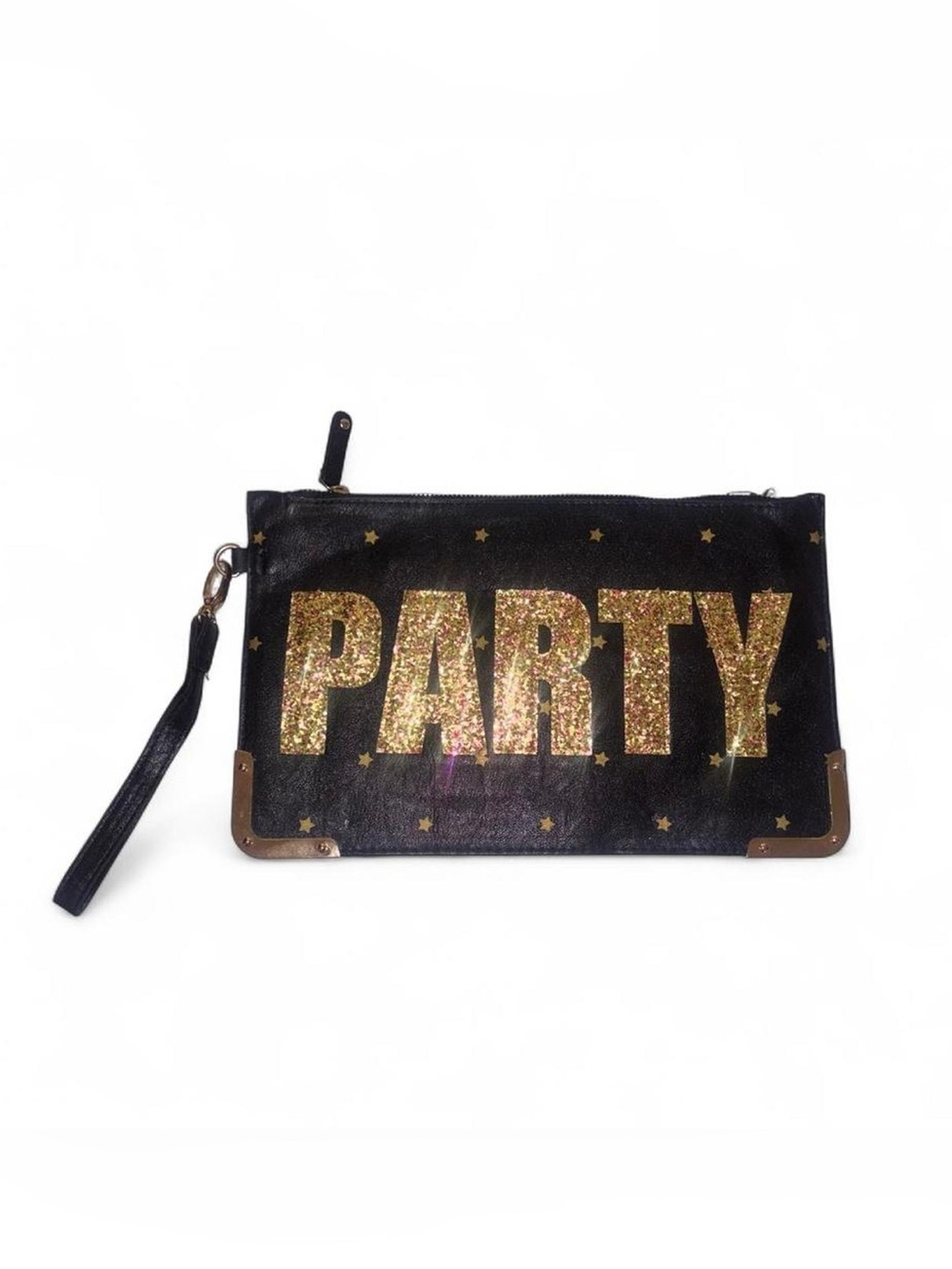 Party Large Sequin Glitter Zip Wallet Vintage